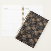 Art Deco pattern with gold floral motifs  Planner (Display)