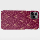 Art Deco pattern with gold geometric fan motifs  iPhone Hoesje (Achterkant horizontaal)