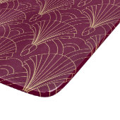 Art Deco pattern with gold geometric fan motifs  Snijplank (Hoek)