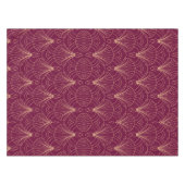 Art Deco pattern with gold geometric fan motifs Tafelkleed (Voorkant (Horizontaal))