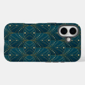 Art Deco pattern with gold geometric shapes Case-Mate iPhone Case (Achterkant (horizontaal))