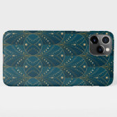 Art Deco pattern with gold geometric shapes iPhone Hoesje (Achterkant horizontaal)