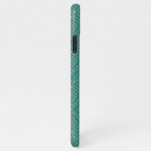 Art Deco pattern with gold geometric shapes  iPhone Hoesje (Rechterkant)