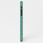 Art Deco pattern with gold geometric shapes  iPhone Hoesje (Linkerkant)