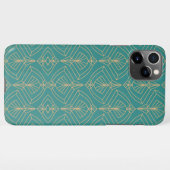 Art Deco pattern with gold geometric shapes  iPhone Hoesje (Achterkant horizontaal)