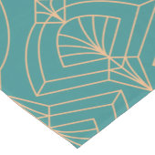 Art Deco pattern with gold geometric shapes  Korte Tafelloper (Hoek)