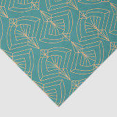 Art Deco pattern with gold geometric shapes  Tissuepapier (Detail)