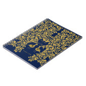 Art Deco peace-ock 1920 Wedding-gastenboek Notitieboek (Linkerzijde)