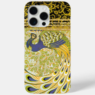 Art Deco Peacock iPhone 15 Pro Max Hoesje