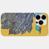 Art Deco Peacock Case-Mate iPhone Case (Achterkant (horizontaal))