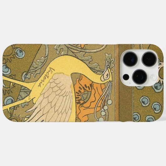 Art Deco Peacock Case-Mate iPhone Case (Achterkant (horizontaal))