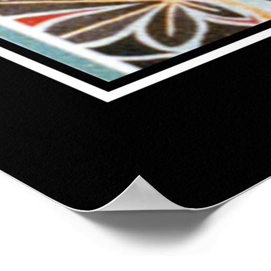 Art Deco Peacock  Poster (Hoek)