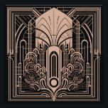 Art Deco Perfect Poster<br><div class="desc">Bekijk mijn winkel voor meer gepatenteerde objecten.</div>