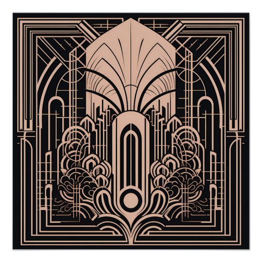 Art Deco Perfect Poster (Voorkant)