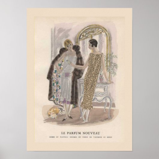 Art Deco Perfume Poster (Voorkant)