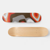 Art Deco Persoonlijk Skateboard (Horizontaal)