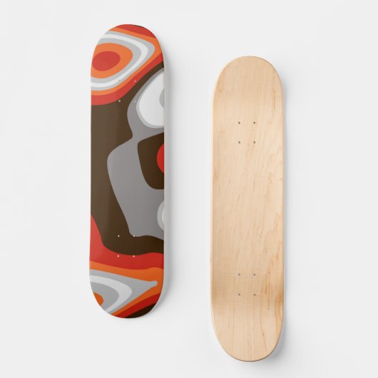 Art Deco Persoonlijk Skateboard (Voorkant)