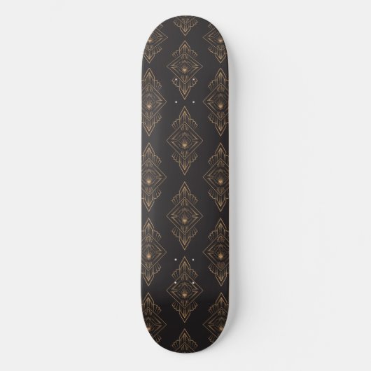 Art Deco Persoonlijk Skateboard (Voorkant)