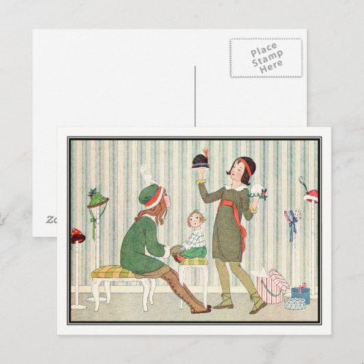 Art Deco Petten kopen door H. Willebeek Le Mair Briefkaart (Voorkant / Achterkant)