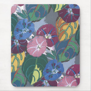 Art Deco Petunias - Mousepad Muismat
