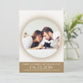 Art Deco Photo Lijst | De bekendmaking van de datu Kaart (Staand voorkant)