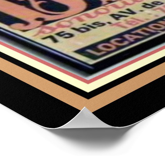 Art Deco "Pianos Daude" Poster 16 x 20 (Hoek)