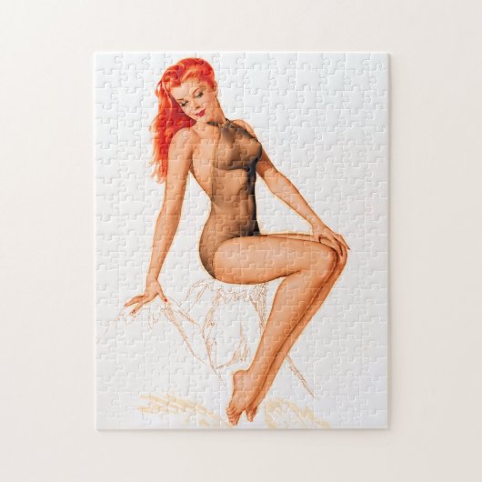 Art Deco Pin Up Legpuzzel (Verticaal)