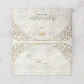  art deco plaatskaartje (Buitenkant ongevouwen)