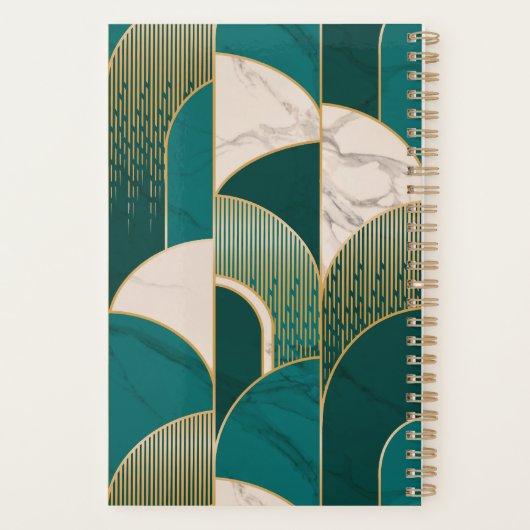 Art Deco Planner (Achterkant)