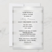  Art Deco Plume Black Vrijgezellenfeest Kaart (Achterkant)