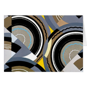 Art Deco Pochoir Jazz Geometrische Vormen Vintage
