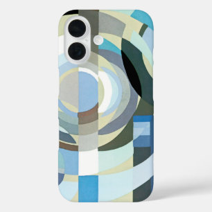 Art Deco Pochoir Jazz Geometrische Vormen Vintage iPhone 16 Hoesje