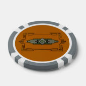 Art Deco ~ Poker chipset Poker Chips (Enkel)