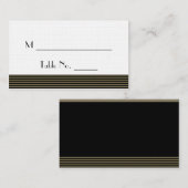 Art Deco Posh Trouwplaatskaarten Plaatskaartje (Voorkant / Achterkant)