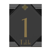 Art Deco Posh Trouwtafel nummer