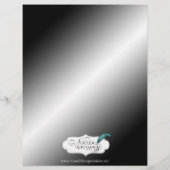 Art Deco Posh Wedding Menu (Achterkant)