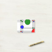 Art Deco Post-it® Notes (Op bureau)