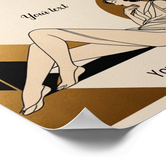 Art Deco Poster (Hoek)