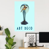 Art Deco Poster (Thuiskantoor)