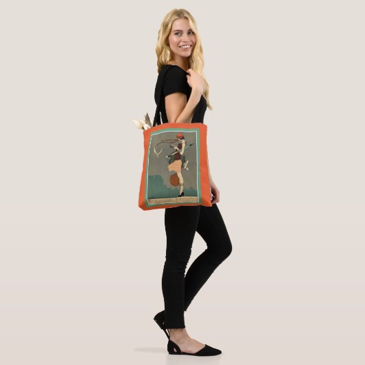 Art Deco Poster Canvas tas (Op model)