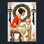 Art Deco Poster - Edward Eggleston Poster<br><div class="desc">Datum 1921 | Stijl: Art Deco | Zaterdag, avond door Edward Eggleston. Maak een verklaring met dit levendige en historische Art Deco-poster uit 1921, op zaterdagavond van Edward Eggleston, nu beschikbaar op Zazzle! Dit poster is voorzien van een moedig ontwerp en is ideaal voor het versieren van uw huis of...</div>