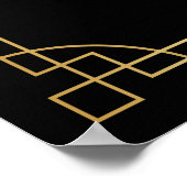 Art Deco Poster "Een klein feest heeft nooit niema (Hoek)