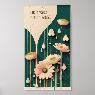 Art Deco poster met offerte