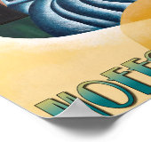 Art Deco Poster Moffat Beach (Hoek)