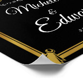 Art deco-Poster Poster (Hoek)