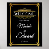 Art deco-Poster Poster (Voorkant)