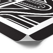 Art Deco-Poster Poster (Hoek)