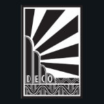 Art Deco-Poster Poster<br><div class="desc">Dit verbluffende deco-poster zal een prachtige aanvulling zijn op het decor in elke kamer,  zodat het wordt omgevormd!</div>