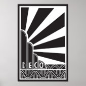 Art Deco-Poster Poster (Voorkant)