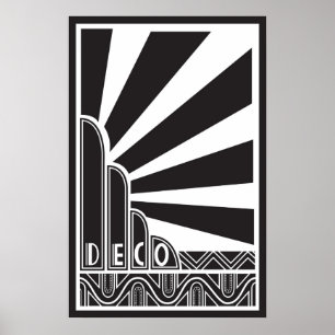 Art Deco-Poster Poster